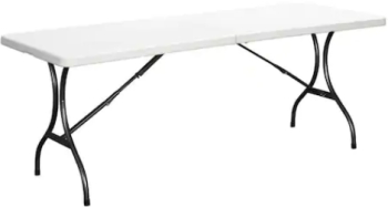 Masa Pliabila Pentru Gradina/terasa Sau Curte Forma Dreptunghiulara Material Structura Otel Blat Din Plastic Usor De Curatat 180x70x74 