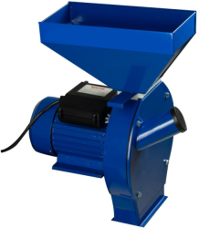 Moara Electrica Cu Ciocanele Cuva Clasica Capacitate 240 Kg/h Cos Mare Din Fonta 16 Ciocanele Putere 2.5 Kw 3000 Rpm 3 Site Albastr 