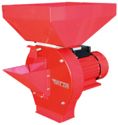 Moara Electrica Cu Ciocanele Cuva Clasica Capacitate 240 Kg/h Cos Mare Din Fonta 16 Ciocanele Putere 2.5 Kw 3000 Rpm 4 Site Rosu 