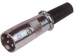 Mufa Standard pentru cabluri XLR-Tata. 