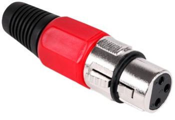 Mufa XLR Culoare Rosu 