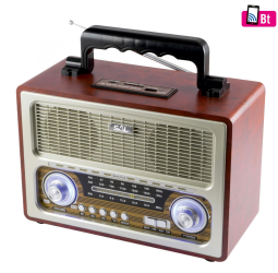 Radio Portabil Retro Mp3 Bt 3 Benzi 