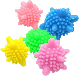 Set 5 bile pentru uscatorul de rufe 4.5 cm multicolor 