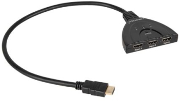 Splitter HDMI 3 intrari 1 iesire pentru conectarea mai multor surse HDMI. 
