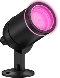 Spot inteligent de gradina LED Calex Smart Ground Spot RGB + alb cald 4W IP44 Negru Clasa energetica F 