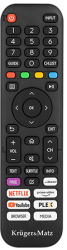 Telecomanda Tv Sistem Vidaa Kruger&matz Compatibila Cu Modelul Tv 