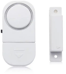 Alarma usa Senzor magnetic fara fir 90dB alb 