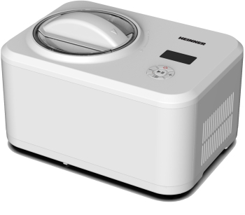 Aparat pentru preparat inghetata Heinner Glace HICM-150WHYG Capacitate bol 1.5L 150W Alb 