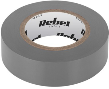 Banda izolatoare gri 0.13x19x10yd Rebel 