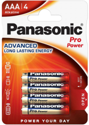 Baterie Alcalina AAA Blister 4 Pro Power Panasonic 