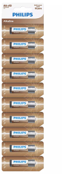 Baterie Alkaline AAA Philips Blister 10 Bucati 
