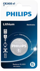 Baterie Lithium Cr2450 600mAh Blister 1 Buc Philips 