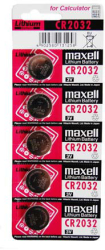 Baterie litiu CR2032 Maxell 5 bucati cf. 