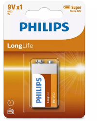 Baterie Philips 9V Longlife Zinc Clorura Blister 