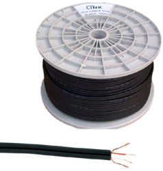 Cablu Audio RCA Negru 3mm - Rola 