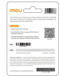 Card cadou Imou Protect Plan Anual de Baza. 