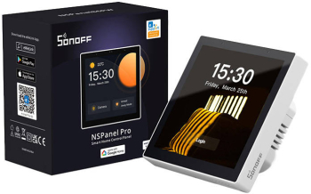 Comutator de Perete Smart Scene Sonoff Nspanel Pro alb 
