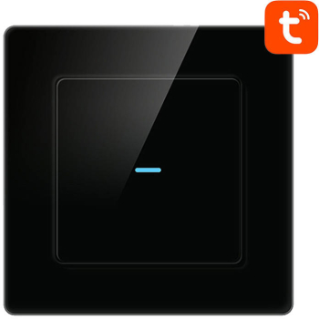 Comutator inteligent WiFi Avatto N-ts10-b1 1 cale Tuya negru 