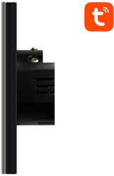 Comutator inteligent Zigbee Avatto Lzts02-eu-b1 1 cale fara neutru Tuya negru 