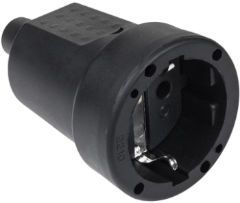 Cupla Stecher 16A Negru 250V 