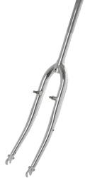 Furca Fixa Mtb 1 inch Silver Steel 26 inch 