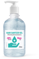 Gel igienizant 60 alcool 250ml dozator 