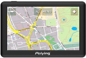 Gps Navigatie 5 Inch Peiying ecran tactil Europa 