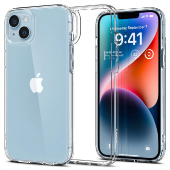 Husa pentru iPhone 14 - Spigen Ultra Hybrid - Crystal Clear 