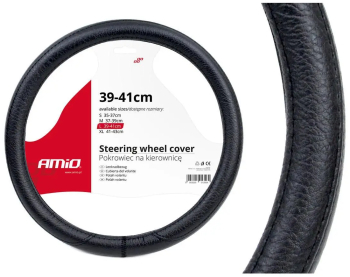 Husa volan neagra SWC-16-L 39-41cm 