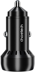 Incarcator Auto 60w Cu 2 Porturi USB-C si USB-A neagra 