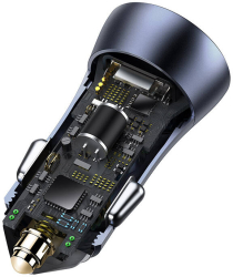 Incarcator auto Baseus Contactor Pro 2x USB 40W + Cablu USB-C 