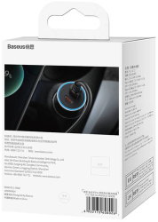 Incarcator auto Baseus Contactor Pro 2x Usb-c 40w gri inchis 