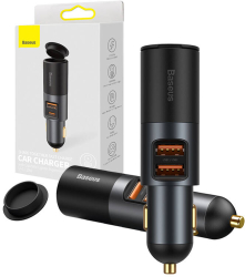 Incarcator auto Baseus pentru incarcare rapida 2x USB 120W 