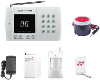 Kit Sistem de alarma GSM wireless KlaussTech sirena exterioara detector PIR 