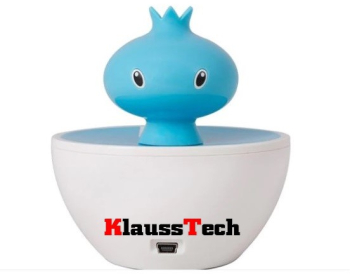 Mini Umidificator De Aer Klausstech Capacitate Rezervor 90 Ml Design Modern Atractiv Acoperire 15 M Patrati Conectare Usb Albastru 