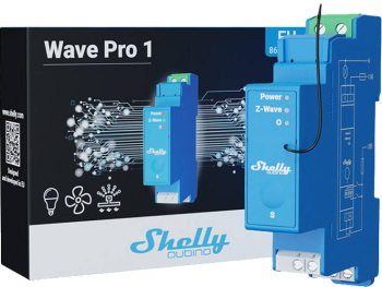 Modul Releu pe Riel DIN Shelly Qubino Pro 1 Canal 