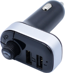Modulator Auto Klausstech 2 X Usb Handsfree Mp3 Usb Bluetooth Usor De Folosit Negru 