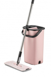 Mop KlaussTech Plat Pliabil Cu Galeata Maner 100-130 Cm 