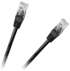 Patchcord UTP Cat 6e Negru 0.5m CCA 