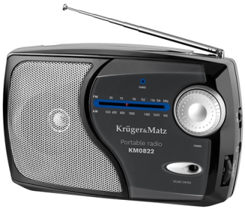 Radio Portabil AM FM cu Maner Kruger&matz 
