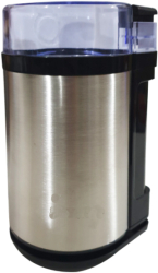 Rasnita De Cafea Putere 160w Inox Comutator De Siguranta Functionare Numai Cu Capacul Inchis Macinare Omogena Cutit Si Recipient De Ma 