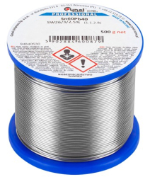 Rola fludor sn60pb40 cynel 1.0mm 500g