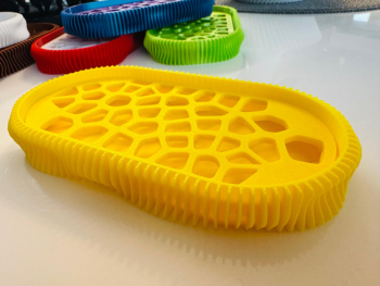 Savoniera 3D model Wave Galben 