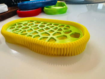 Savoniera 3D model Wave Galben/Lime 