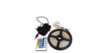 Set 5 kit-uri banda led rgb KlaussTech 5m X5buc - 25 m total telecomenzi si adaptor incluse 