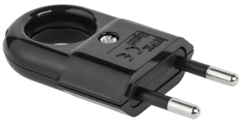 Stecher plat montare terminal negru durabil usor IP20 