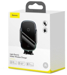 Suport auto wireless Baseus pentru telefon cu incarcare inductiva negru