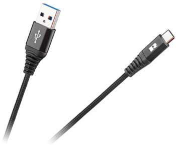 titlu Cablu USB - USB Tip C Rebel 200 cm Negru 