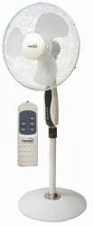 Ventilator Cu Stativ Si Telecomanda Klausstech 45 W Temporizator Functie Vant Diametru Palete 40 Cm 3 Viteze Design Clasic Alb
