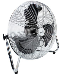 Ventilator De Podea Putere 90 W Diametru Palete 40 Cm 3 Viteze Nivel De Zgomot 68 Db Design Modern Argintiu 